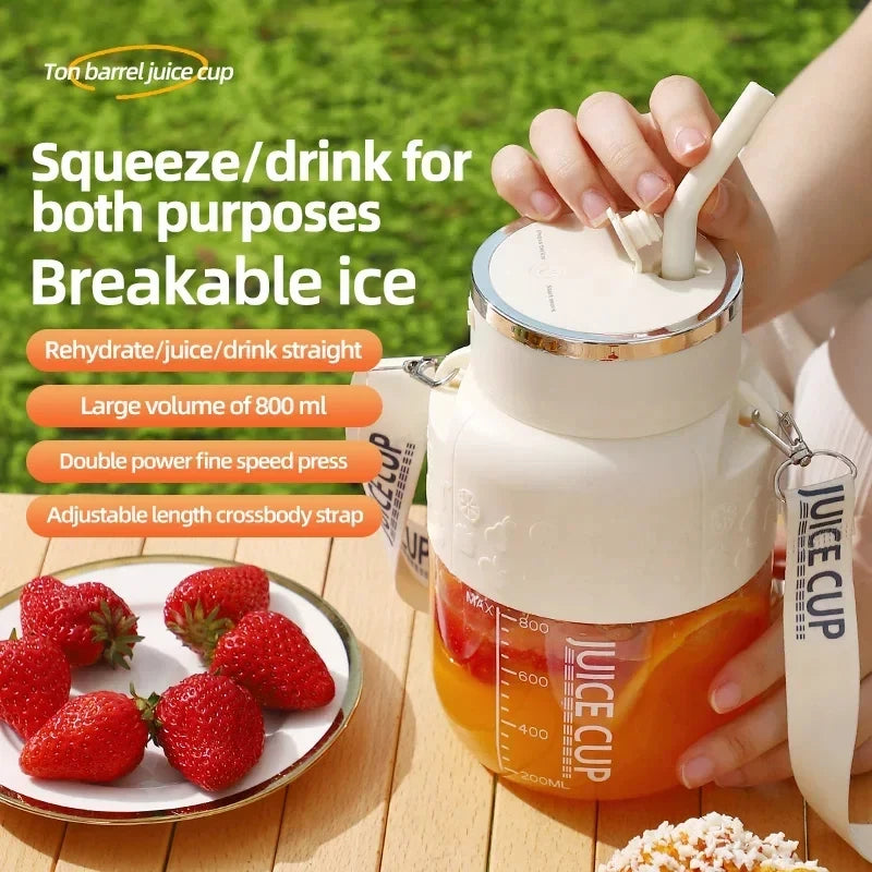 Juceos X2 Wireless Portable Juicing Bucket – 10-Blade Sports Blender