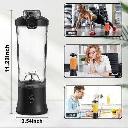 Juceos 600ml Portable Electric Blender – 150W 4000mAh Smoothie Maker